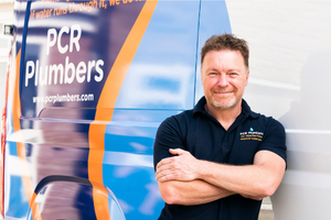 Pete. The managing director and lead engineer for PCR Plumbers Ltd